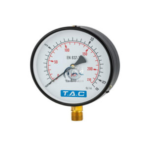 گیج فشار خشک ایستاده صفحه 6 سانتی 2.5 بار