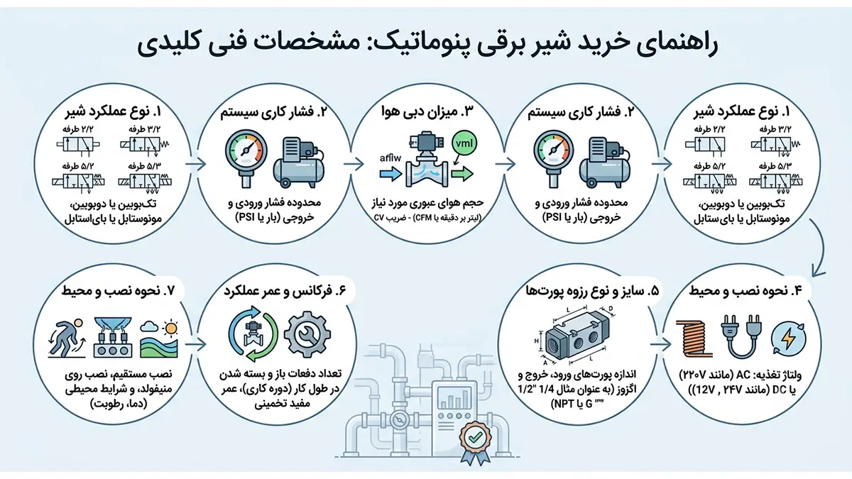 قبل از خرید شیربرقی پنوماتیک چه مشخصاتی را باید بدانیم؟