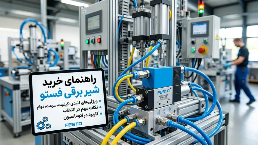 راهنمای خرید شیر برقی فستو [معرفی انواع و انتخاب مدل مناسب]
