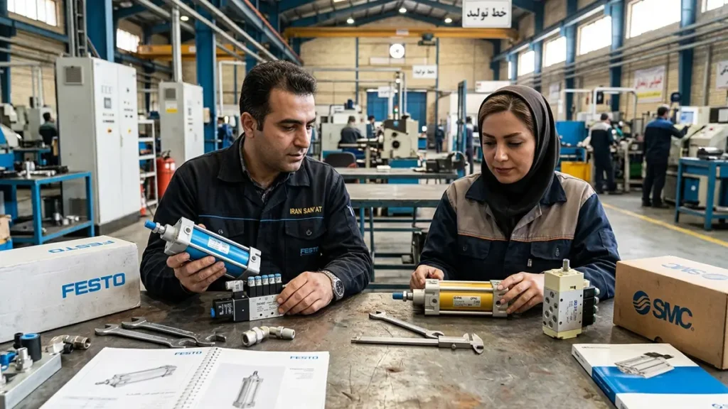 فستو یا SMC؟ مقایسه کیفیت، قیمت و کاربرد در صنایع ایران