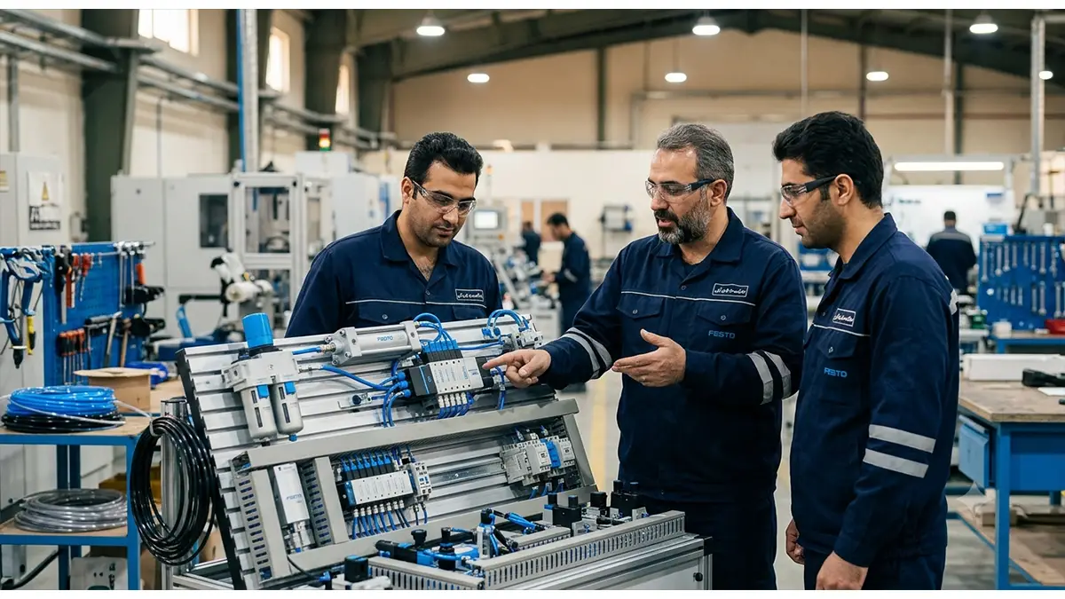 مزایای سیستم پنوماتیک برند festo